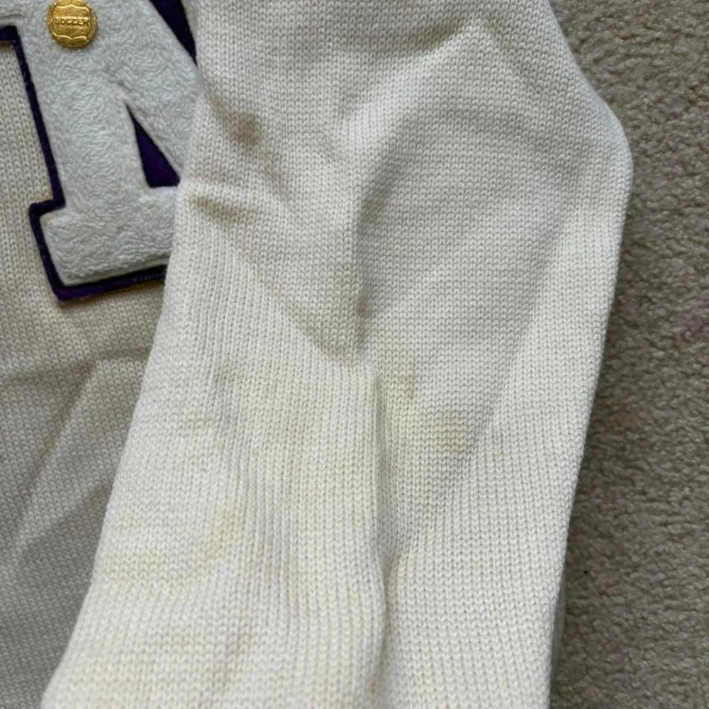 Northwestern Wool Varsity Sweater True Vintage 1950s/1960s Dehen Women's‎ Medium